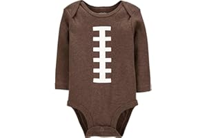 Carter's Baby Boy's Thanksgiving Football Long Sleeve Bodysuit