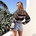 Vovotrade Fashion Womens Summer Boho Long Sleeve Casual Blouse Loose Tops T Shirt (M, Coffee)