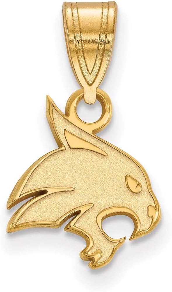 Charm Pendant 14K Yellow Gold Texas NCAA State