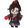 XFApreal 8 Inches Plush Doll, Grandmaster of Demonic Cultivation: Mo Dao Zu Shi Dress-Up Doll, Anime Soft Stuffed Doll, Wei Wuxian LAN Wangji Figure Doll (Wei Wuxian, Cotton)
