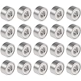 uxcell 682ZZ Deep Groove Ball Bearings 2mm Inner Dia 5mm OD 2.3mm Bore Double Shielded Chrome Steel Z2 20pcs
