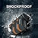Waterproof Charger Portable Charger, Jackery Armor Power Bank 9000mAh External Battery [Water/Shock/Dust Proof] with Emergency LED Flashlight for Camping, Hiking and Other Outdoor Activities