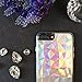Ringke Air Prism Compatible with iPhone 7 Plus, iPhone 8 Plus Phone Case Slim 3D Design Lightweight Bling Stylish Protective TPU Drop Resistant Cover for iPhone8 Plus - Glitter Clear