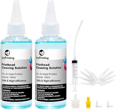 JoyPrinting Printhead Cleaner Kit for All Inkjet Printers 100ml 2-Pack