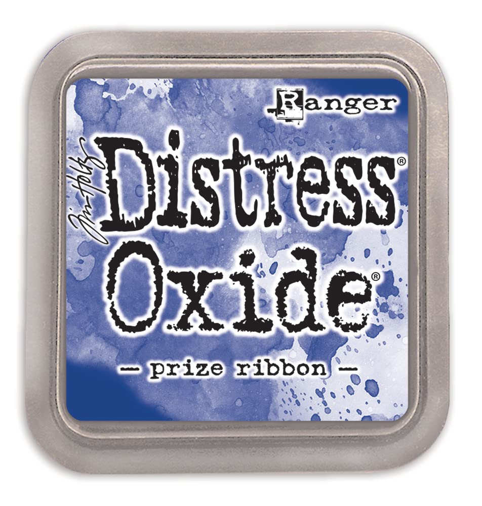 Ranger Tim Holtz-Distress Oxide Ink Pad, Prize Ribbon Blue, 3 x 3 inch, TDO72683