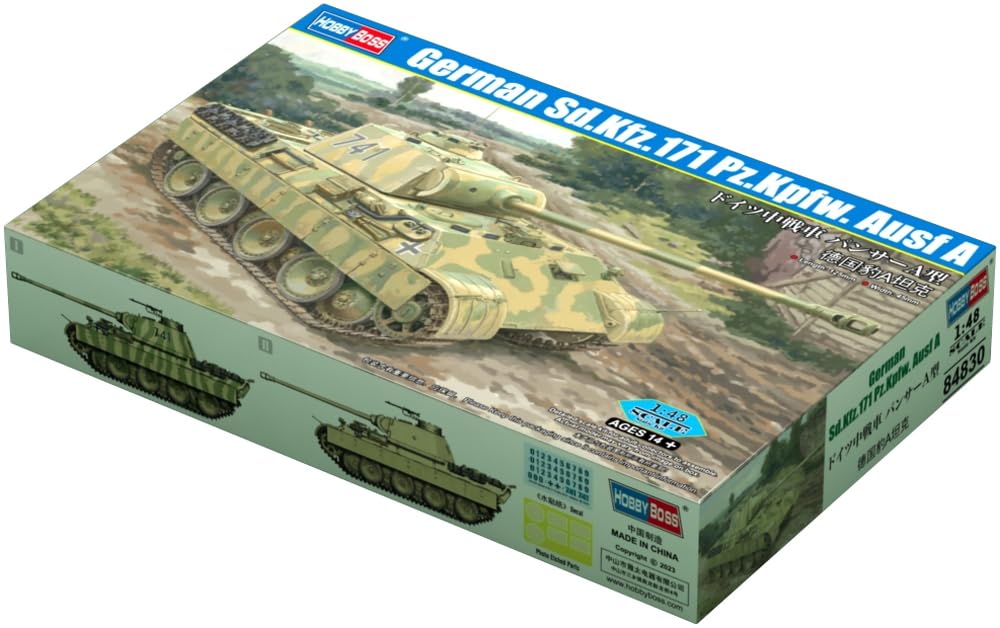 Hobbyboss 1:48 - German Sd.Kfz 171 PzKpfw Ausf.A