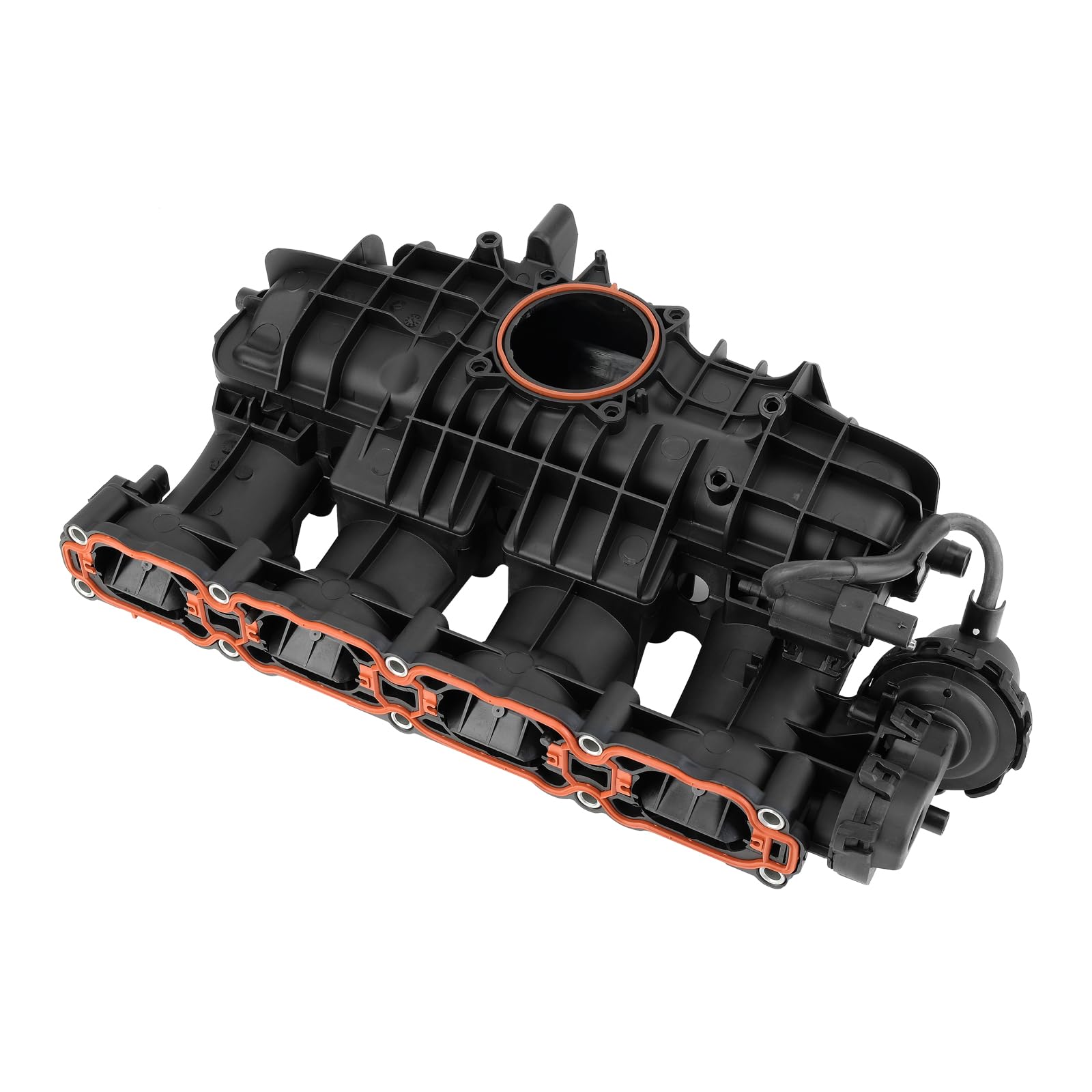Photo 1 of 06L133201AB Engine Intake Manifold W/Solenoid Valve, Gaskets & Sensor Compatible with VW Jetta/Beetle/Passat/Golf/SportWagen 1.8L 2.0L 2013-2019 Replace 06L133201AS 06L133201F