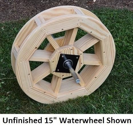 Amazon Com Backyard Crafts Amish Made Decorative Waterwheel 36