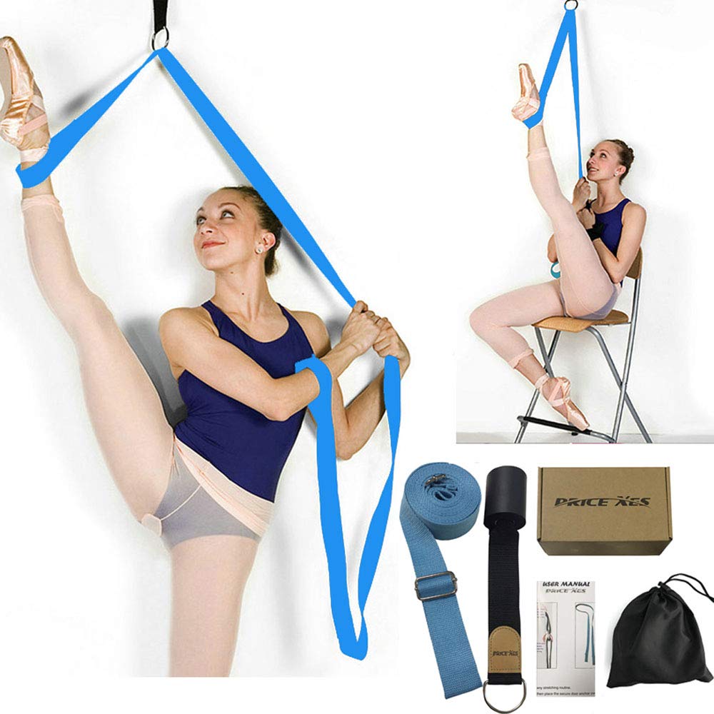 Leg Stretcher, Get More Flexible With The Door Flexibility Trainer, Premium stretching equipment for ballet, dance, gymnastics, taekwondo & MMA. Your own portable stretch machine! – INPAY (light blue)