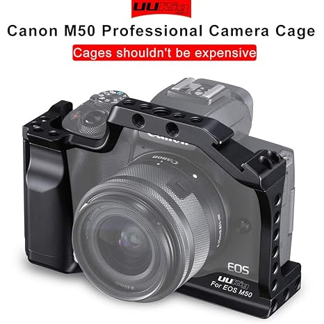 Ocamo Jaula Profesional para cámara réflex Digital para Canon M50 ...