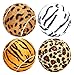 Tourna Unique Dog Fetch Balls Animal Prints 4 Pack