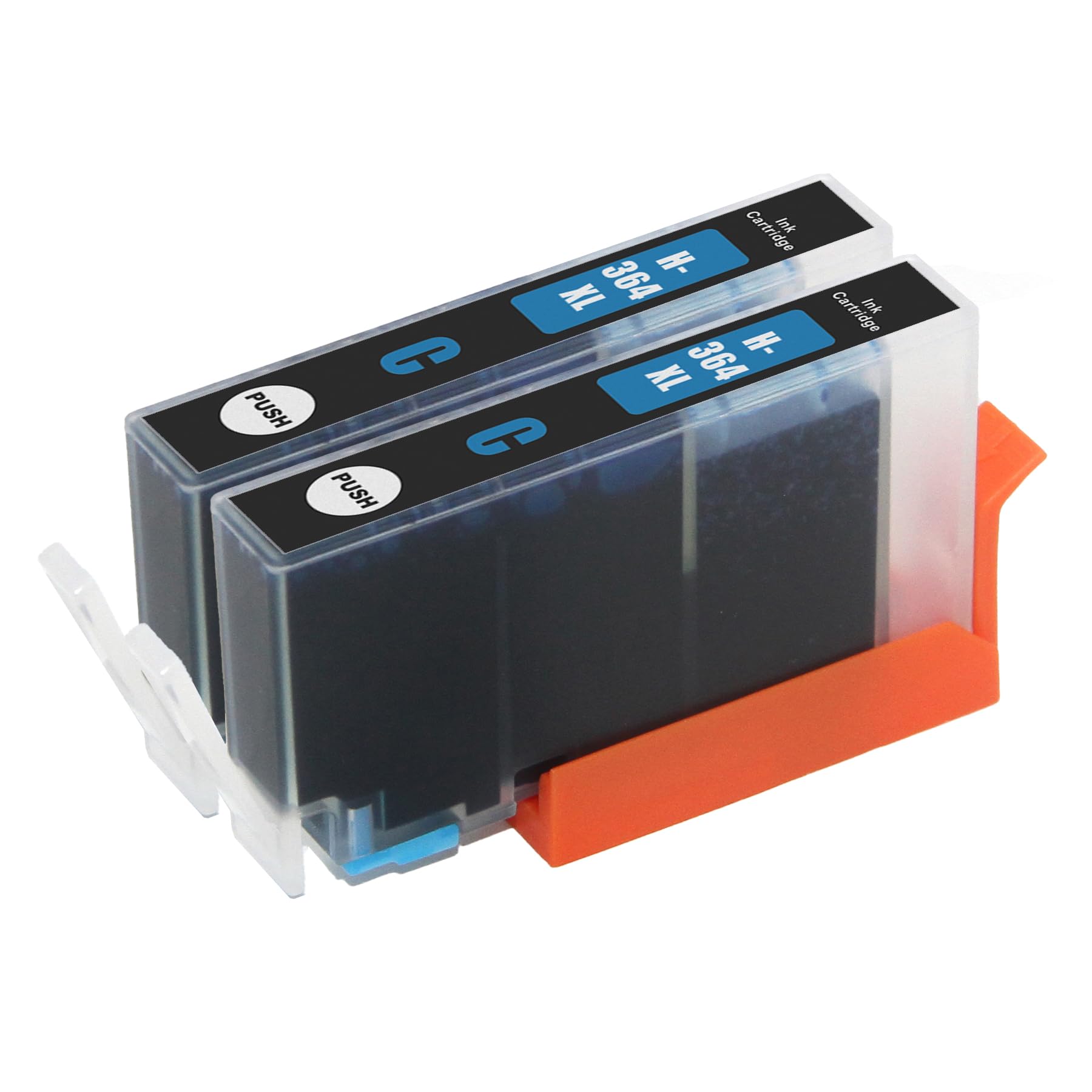 Go Inks Compatible Cyan 364C Ink Cartridge Replacement for HP 364 XL High Capacity for HP Photosmart, DeskJet & OfficeJet Printers (15ml) - 2 Pack