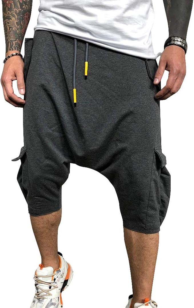 CARGOHOSE SOLID HOSE Hop Hip Jogginghose Baggy Harem G Freizeit SPORTS