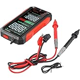 Smart Digital Multimeter,for FS899L 6000 Counts USB Rechargeable Large Screen Voltage Current Meter,NCV Detector Diode Tester