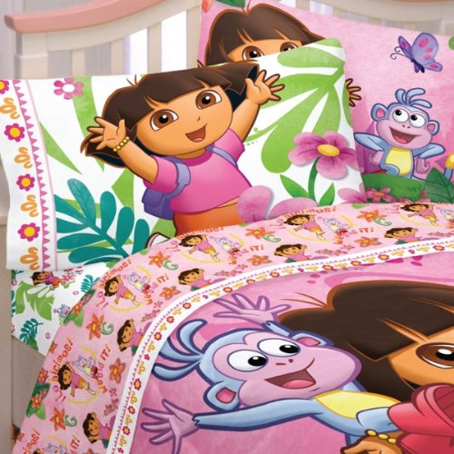 dora the explorer bed set