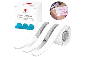 Phomemo D30 Labels- D30 Thermal Label Tape, 5/8" x 20' Non-precut Thermal Self-Adhesive Label Paper, Holiday Gift Essentials Multipurpose Labeling Tape, Name Tag