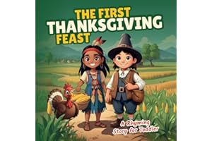 The First Thanksgiving Feast - A Rhyming Story for Toddlers: Learn About Gratitude, Turkey Traditions, and the Native American Friendship with Pilgrims
