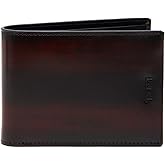 TUMI - Nassau Double Billfold Wallet - Men's Premium Leather Card Holder - RFID Protection - Burnished Wine Leather