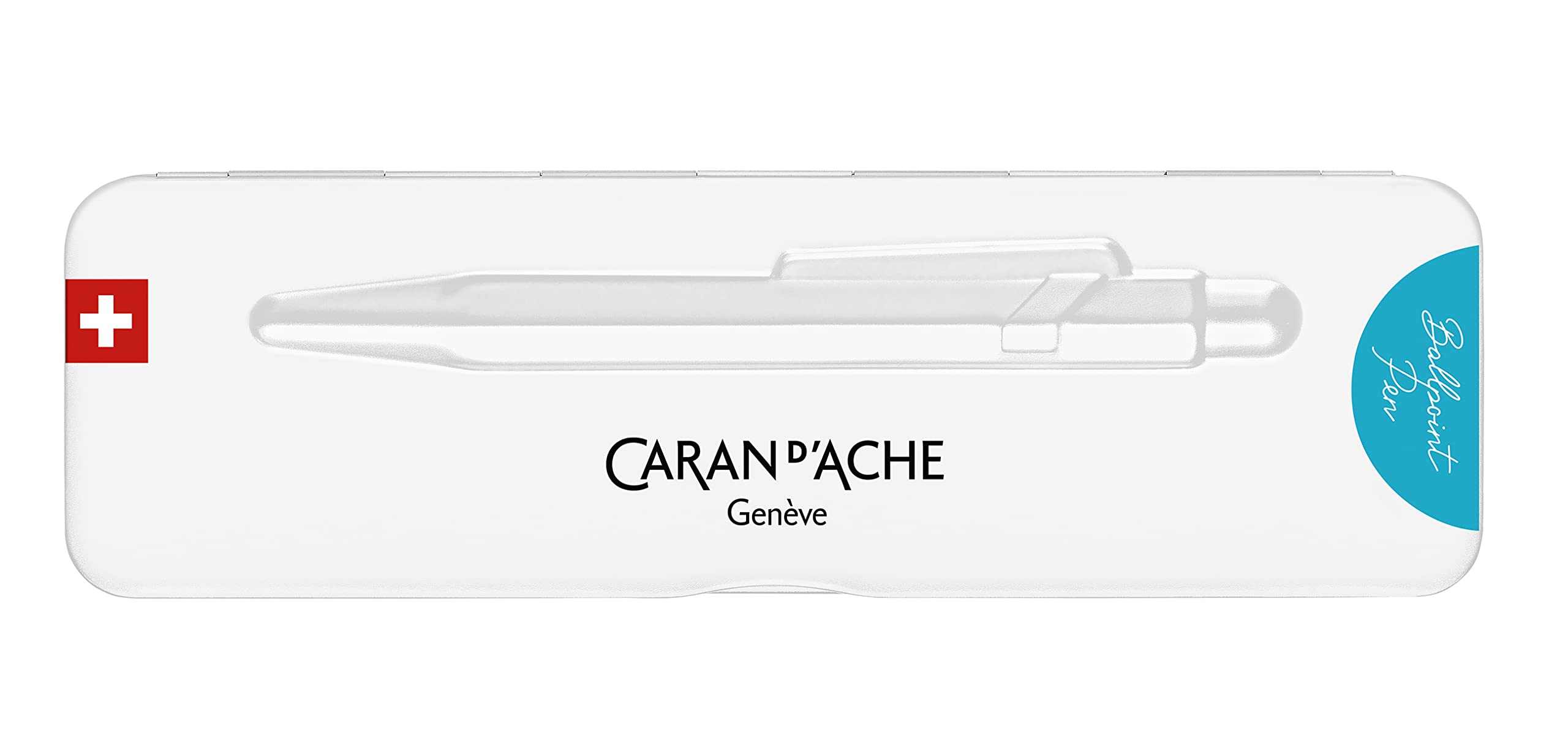 Caran d'Ache Ballpoint pen 849 Colormat-X Turquoise with slimpack