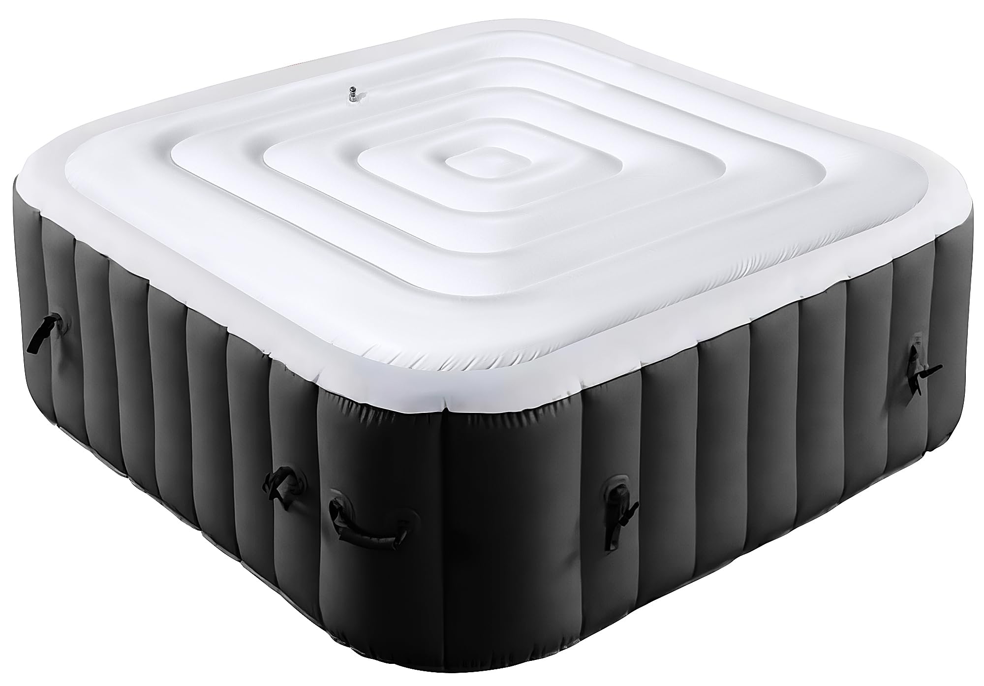 Photo 1 of Tlswshsy 4.2Ft Inflatable Hot Tub Cover- Energy Saving Lid for Square Hot Tub- Foldable Protective Rain Overflow Cover for Inflatable Outdoor Hot Tubs