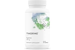 THORNE - Lysine - Essential Amino Acid for Skin Health, Energy Production & Immune Function* - 500 mg - 60 Servings