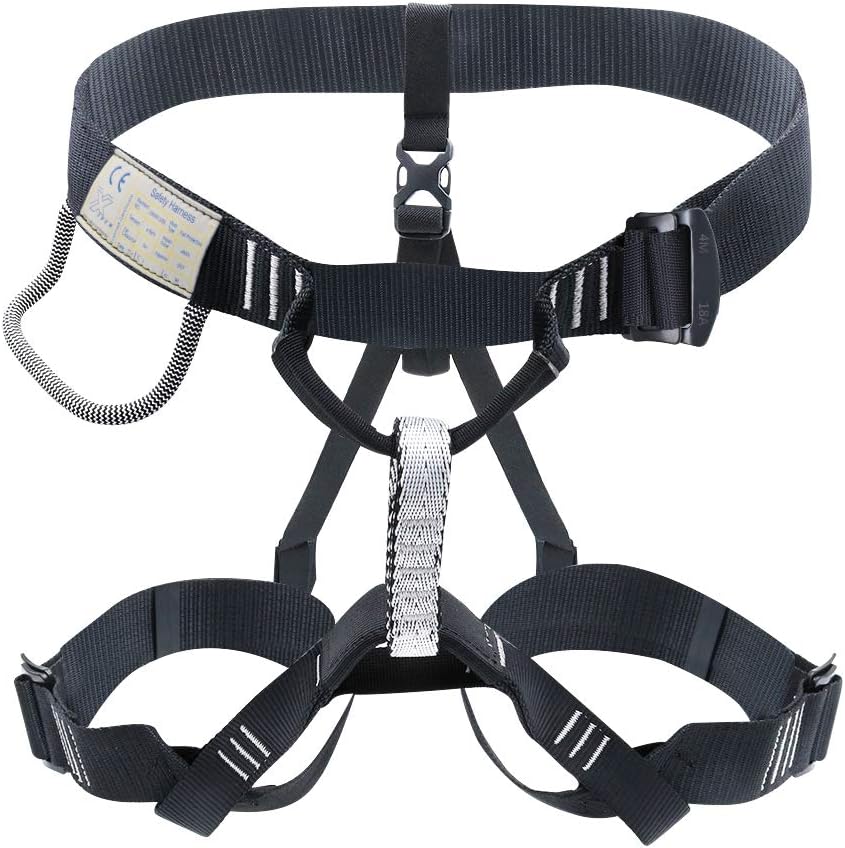 X XBEN Climbing Harness Professional Mountaineering Rock Climbing Harness,Rappelling Safety Harness - Work Safety Belt