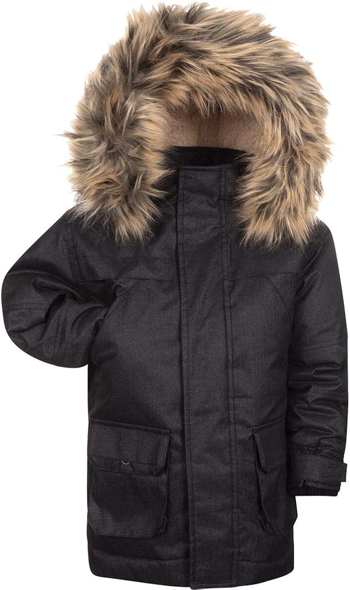 Appaman Kids Boy's Denali Down Coat w/Faux Fur Hood (Toddler/Little Kids/Big Kids): Clothing