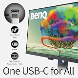BenQ PD2705Q 27 inch IPS Monitor 2K QHD USB-C KVM Display Pilot view 6