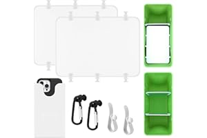 Kooterfun 7Pcs Divider Tray Set for Bogg Bag X-Large Original Accessories with Phone Holder & key Hooks for Bogg bag & Other Rubber Beach Bag, Organizer & Divide Space