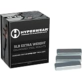 Hyperwear Hyper Vest Weighted Vests for PRO or ELITE - Set of 35 2.3 oz 1/4 in thin weight vest plates (5lbs Total)
