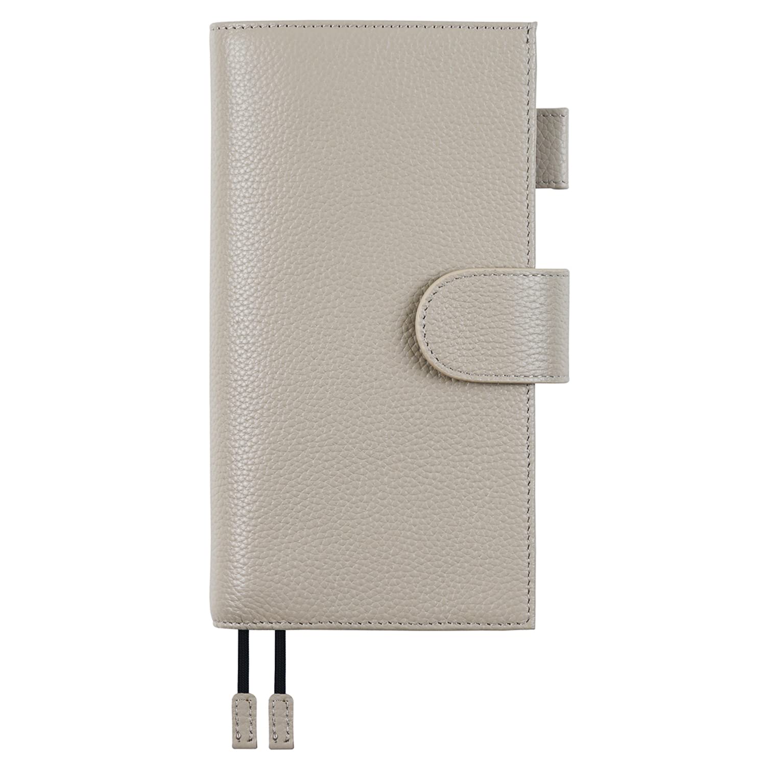 Moterm Leather Cover for Hobonichi Weeks - Fits Weeks/Mega with Back Pocket (Pebble Grey) (GE-FN113WKLZGY) — image 1
