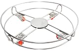LiMETRO STEEL 3 Wheels Stainless Steel Gas Cylinder Trolley (Steel) (Steel String)