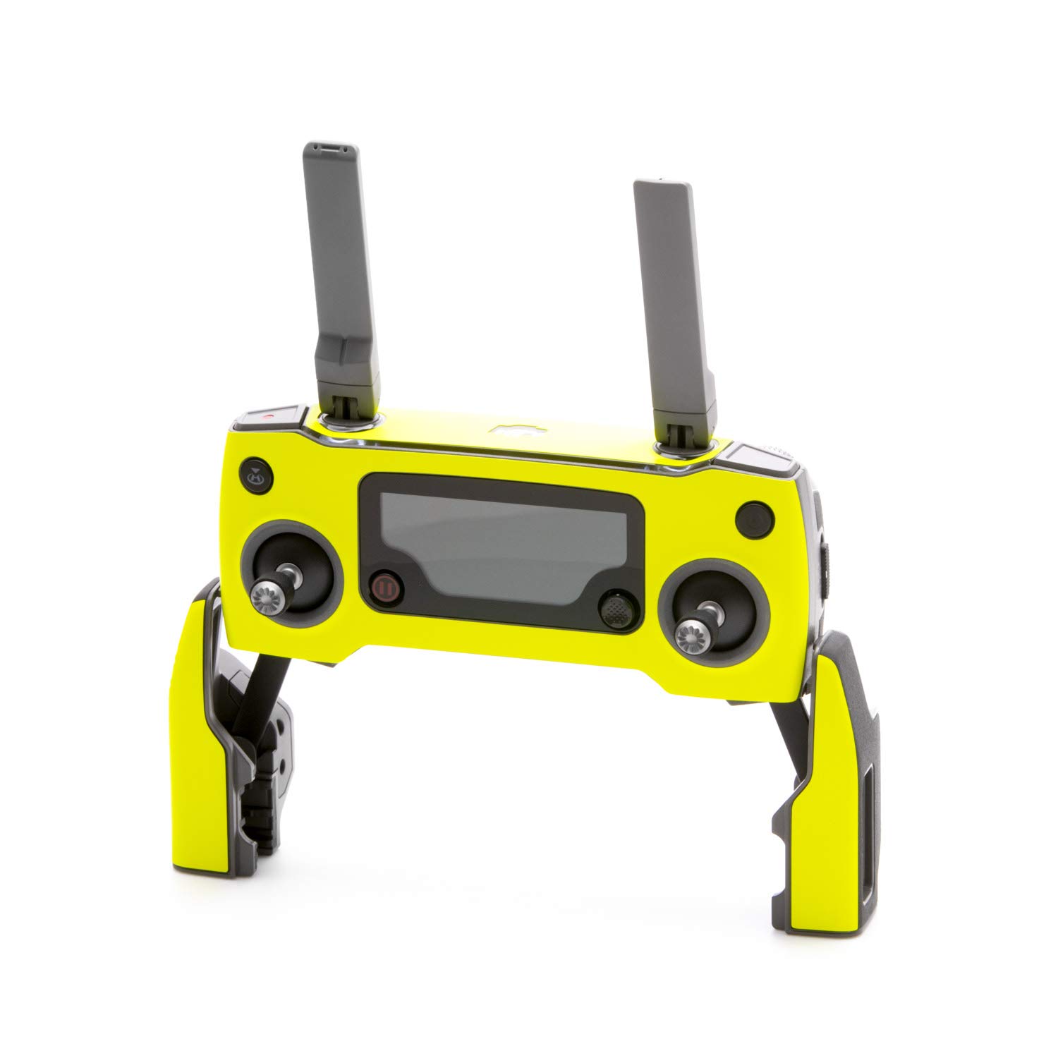 Wrapgrade Poly Skin Sticker compatible with DJI Mavic 2 | Remote Controller (NEON YELLOW)