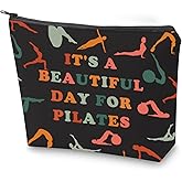 ZJXHPO Pilates Lover Gift Pilates Coach Trainer Instructor Appreciation Gift It's A Beautiful Day For Pilates Makeup Bag With Zipper Yoga Pilates Gift (BL Pilates)