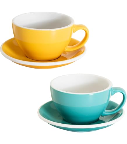 赤身 ２セット coppa Amazon.com | Loveramics 2 Set x 10 oz Latte Art Cup and Saucer