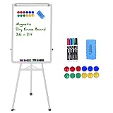 Nosiva Tripod Whiteboard - 24x36 Inches Magnetic