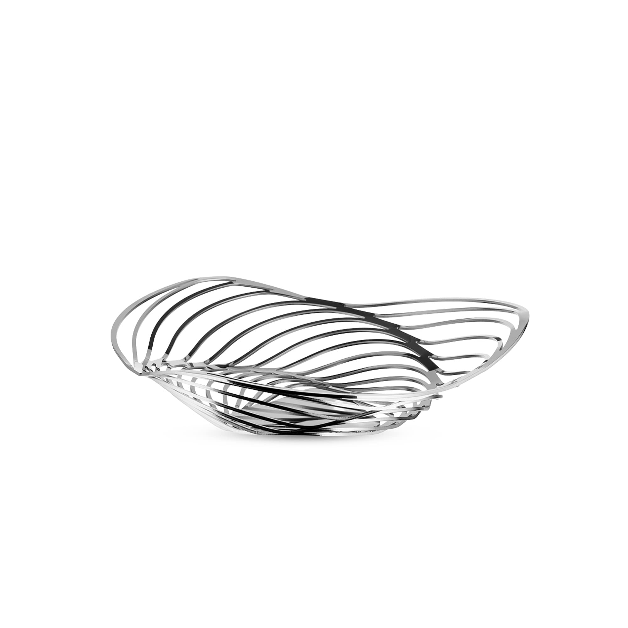 Alessi ACO02 Trinity Basket, 18-10 Steel Silver
