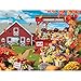 Bits and Pieces - 300 Large Piece Jigsaw Puzzle for Adults - Colors of The Season - 300 pc Fall, Autumn Scene Jigsaw by Artist Alan Giana