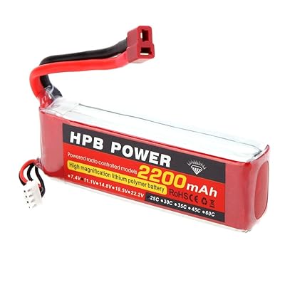 GoolRC HPB 11.1V 2200mAh 25C MAX 35C 3S T Plug Li-po Battery for RC Car Airplane T-REX 450 Helicopter Part
