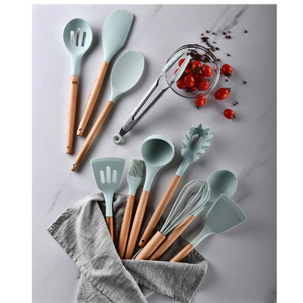 Batteraw Durable Practical Heat Resistant Silicone Kitchenware Kitchen Tool Cookware Sets