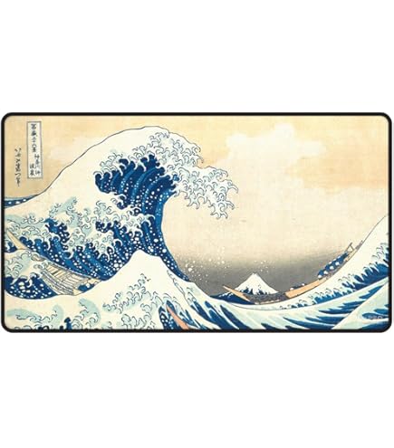 Amazon.com: Ultra Pro Stitched Edge Playmat: The Great Wave off