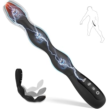 blue diamond anal plug Male-Prostate-Massager-Dildo-Anal-Butt-Plug-Bead-Vibrator-Adult-Sex-Toys-For-Men