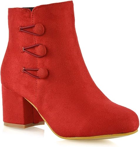 mid block heel boots