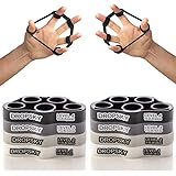 Finger Strengthener Hand Resistance Bands [8pcs], Finger Exerciser Grip Strength Trainer Hand Stretcher, Muscle Exercisers Improve Grips Performance (4 Levels 6.6lb, 8.8lb, 11lb, 13.2lb)