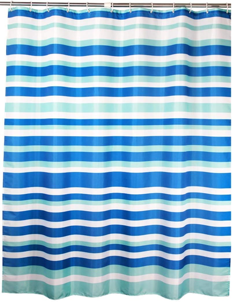 Welwo Extra Wide Shower Curtain - 108 x 72 Inches for Clawfoot Tub with Hooks Kit