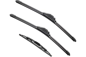 ANIKLUIM 28"+28" Wiper Blades with 16" Rear Wiper Blade Set Replacement for 1996-2007 Caravan Town & Country Windshield Wipers Original Factory Quality (Pack of 3)