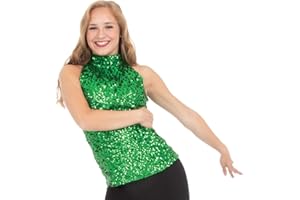 Alexandra Collection Womens Sequin Sparkle Tank Tunic Dress Just for Kix