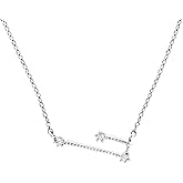 PAVOI 14K Gold Plated Astrology Constellation Horoscope Zodiac Necklace 16-18