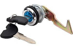 Minho Motorcycle Scooter Aluminum Trunk Lock Tail Box Lock with 2 Keys Fit for Electric Motorcycles Storage Trunk Scooters`