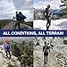 Montem Ultra Strong Trekking, Walking, and Hiking Poles - One Pair (2 Poles) Anti-Shock Cork Handle - Collapsible, Lightweight, Quick Locking, and Ultra Durable